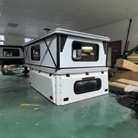 Caravana todoterreno 4x4 de estilo moderno con techo expandible ligero de aluminio para 2 personas, para camioneta o autocaravana.