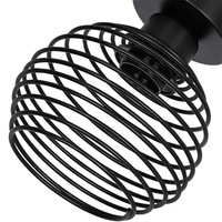 Plafonnier LED rétro vintage en fer, style vis E27, pour couloir et allée intérieurs