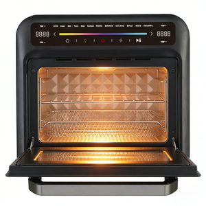 Friggitrice ad Aria Multifunzione da 18L con Display LED a Colori Touch Screen, Luce di Cottura, Finestra Visibile, 12 Programmi Preimpostati, fino a 230°C ℃ - Product Image 3