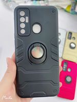 Afrique Offre Spéciale pour TECNO Series PC + TPU 2 en 1 coque arrière rigide pour SPARK 6 5 AIR avec anneau support étui de téléphone Anti-goutte