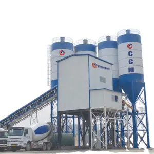Hzs90 стационарный бетонный завод для мокрой смеси, спецификация, готовый бетономешалный завод