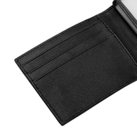 Porte-permis de conduire en cuir gaufré croco pour homme, portefeuille bifold pour cartes d'identité professionnelles, étui court pour permis de conduire