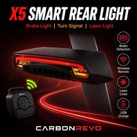 Feu arrière pour trottinette électrique Carbonrevo, haute luminosité, pour une utilisation quotidienne, fonctionnement fluide, compatible