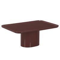 Meubles de salon nordiques, table basse rectangulaire design moderne pour usage domestique, luxe léger, MDF