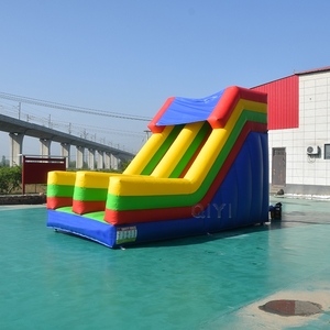 Castillo Inflable para Exteriores con Tobogán, Casa de Brinco Colorida con Tobogán, Brincolín con Resbaladilla - Product Image 3