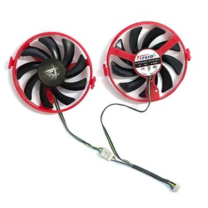 Ventilador de refrigeración para gráficos XFX AMD Radeon <span class=keywords><strong>RX</strong></span> <span class=keywords><strong>460</strong></span>, FDC10U12S9-C, 4 pines, XFX <span class=keywords><strong>RX</strong></span> <span class=keywords><strong>460</strong></span> GPU - Product Image 2