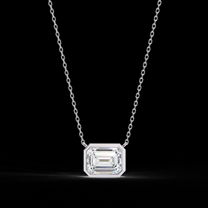Collier pendentif élégant style diamant pour femme, design minimaliste, à porter au quotidien, bijou léger et brillant, idée cadeau - Product Image 4