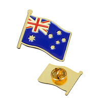 Épingles Souvenirs du Tourisme Australien, Badges Personnalisés en Émail Dur et Doux, Badges de Pays, Émail Métallique pour Voyages et Visites Touristiques en Australie, Cadeau en Gros