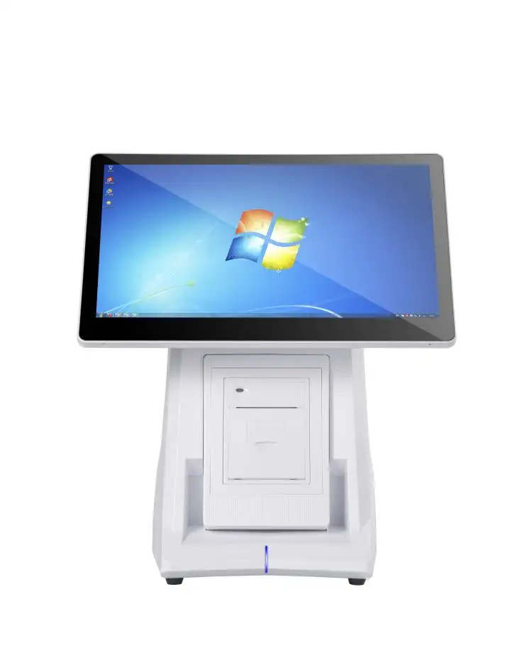 Windows Android Pos System With Dual Screen Cash Draw Card Reader
