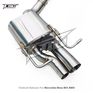 ท่อไอเสียแบบตรงรุ่นสำหรับ Mercedes-Benz E63/E63S AMG W213 4.0TT ปี 2016-2023 Boska SUS304 Catback Exhaust Muffler - Product Image 5