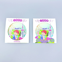 Vente en gros de flyers personnalisés en forme de dessin animé et de pages promotionnelles 3D pliables
