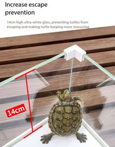 <span class=keywords><strong>Aquarium</strong></span> intelligent moderne pour la reproduction des tortues brésiliennes, grand espace, drainage par le fond, verre blanc - Product Image 6