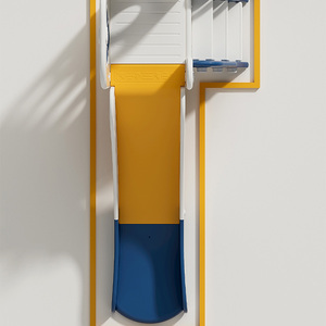 Toboggan en plastique pour aire de jeux intérieure pour enfants, équipement de <span class=keywords><strong>location</strong></span> de fête, toboggan en plastique pour bébé avec cerceau, vente en gros - Product Image 5