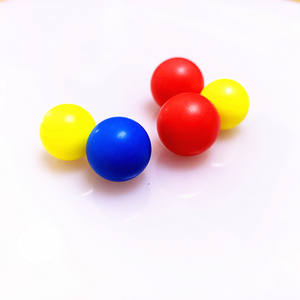 Billes en plastique rouges flottantes de petite taille en gros, roulements à billes de 6 mm 6,35 mm en polypropylène PP pour l'indicateur de calibrage de niveau - Product Image 1