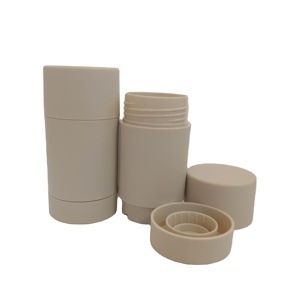 Nouveau conteneur de déodorant de bâton de surface de gel mat 30g 50g 75g baume solide Deo rond emballage de tube de torsion - Product Image 1