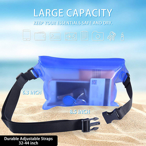 Marsupio Impermeabile Unisex Personalizzato in PVC Trasparente con Chiusura a Cerniera e Cintura per Nautica, Nuoto, Parchi Acquatici e <span class=keywords><strong>Spiaggia</strong></span> - Product Image 2