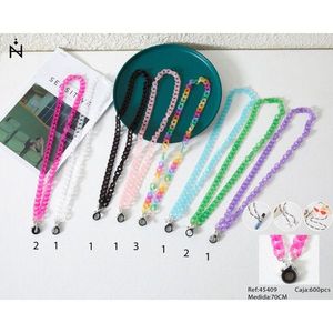 Catena di plastica con chiusura a tre maglie, 70 cm, per occhiali, catena per occhiali - Product Image 3