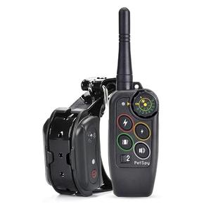 <span class=keywords><strong>Collar</strong></span> de choque de entrenamiento de perro remoto de <span class=keywords><strong>1100</strong></span> yardas para 2 perros traje para perros medianos a grandes impermeable recargable - Product Image 4