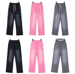 Customizable Washed 100% Cotton Men's Denim <b>Drawstring</b> <b>Trouser</b> High Quality Breathable Casual Men's Wear - Product Image 1