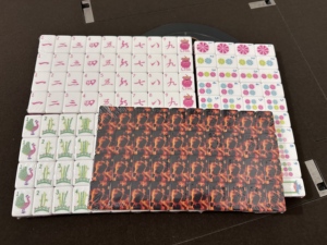 ชุดไพ่นกกระจอกอเมริกัน 4 ชั้น สำหรับผู้เล่น 4 คน แผ่นอะคริลิก 160 ชิ้น พกพาสะดวกและทนทาน - Product Image 5