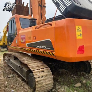 Excavatrice d'occasion Doosan DX420 de 42 tonnes, excavatrice de chantier d'occasion, machine de construction, excavatrice d'origine en stock à vendre - Product Image 6