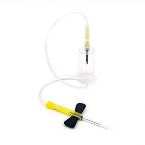 <span class=keywords><strong>Set</strong></span> Jarum Vena Kulit Kepala Sekali Pakai 20g 21g 22g 23g 25g 27g dengan Tabung Plastik dan Jarum Kupu-kupu, Instrumen Veteriner - Product Image 2