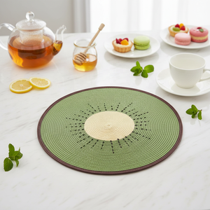 Wholesale Woven PP Classic <b>Dining</b> <b>Table</b> Mats Eco-Friendly Washable Non-Slip Cute Fruit Decoration <b>4</b>-Piece <b>Set</b> Home Restaurant EM - Product Image 1