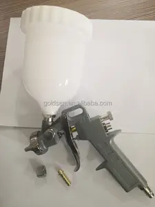 TOLHIT चित्रकार उपकरण 600cc 1.5mm DIY घर की दीवार कार HVLP स्वचालित चित्रकला स्प्रेयर एयर कंप्रेसर गुरुत्वाकर्षण स्प्रे पेंट बंदूक s990