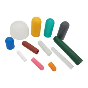塑料膨胀管制造橡胶塞，塑料粉末涂料用不同颜色硅胶遮蔽帽