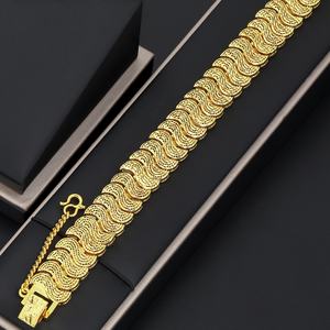 Jxx Fashion Jewelry Gold Bracelet Women's Jewelry 24k Gold Plated Brass Jewelry Women Chain - Product Image 3