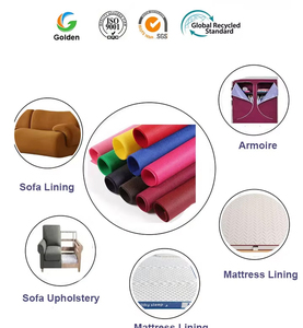 100% זהב עמ 'טוב מתנפחים פיגור ציפוי פוליפרופילן צבעוני ספוגים בדים לא ארוגים להכנת תיק - Product Image 2