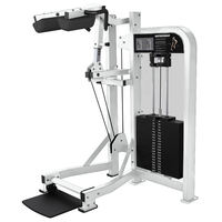 Machine à mollets réglable en acier pour usage commercial, avec fonctions de sécurité, robuste, pour l'entraînement des muscles du bas du corps et des mollets
