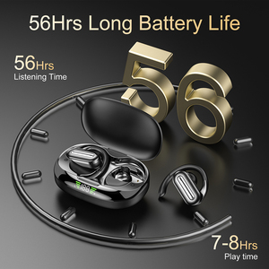 Mở-tai móc tai Silicone Thể Thao xoay tai nghe không dây Hifi Stereo âm thanh màu xanh răng TWS trong tai Tai nghe chơi game Earbuds - Product Image 4