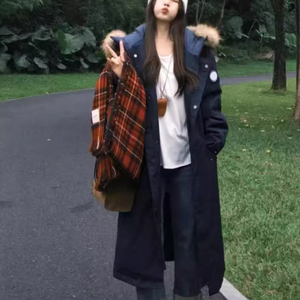 Thickened Long Women's Down Jacket, Stylish Winter <b>Coat</b> - Product Image 4