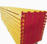Export Grade H20 Timber Beam for Middle East Africa Market Modern Design Yellow Painted Lumber Outdoor Poplar