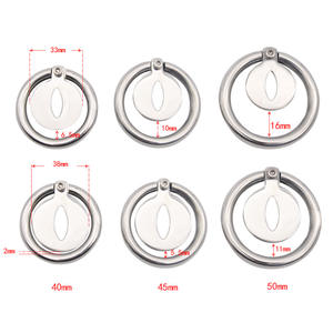 Dispositivos de Castidad Masculinos Ultra Pequeños de Acero Inoxidable, Jaulas para Pene con Orificios para Urinar, Juguetes Sexuales para Hombres - Product Image 5