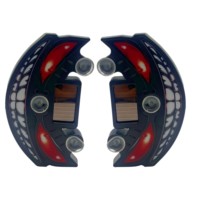 Lampe LED Solaire pour Voiture, Décoration Sourire du Diable, Lumière Ambiante et d'Avertissement pour Vitre Arrière, Fixation à Forte Succion, Accessoires Auto
