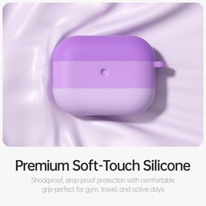 Funda de Silicona con Colores Degradados para <span class=keywords><strong>Airpods</strong></span> Pro 3, Protección Total, Antideslizante, con Cordón Antipérdida - Product Image 4