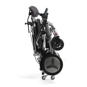 電動車椅子電動車椅子2025年折り畳み式軽量障害者ケアマニュアルリクライニングリモコン - Product Image 3