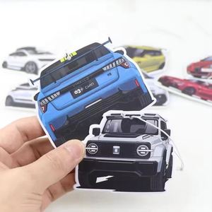 Désodorisant de voiture en papier personnalisé avec différentes senteurs pour l'intérieur du véhicule - Product Image 3