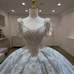 Exquisite Princess <b>Wedding</b> Dress With Lace Appliques Intricate Bridal Gowns Lsjj22 - Product Image 1