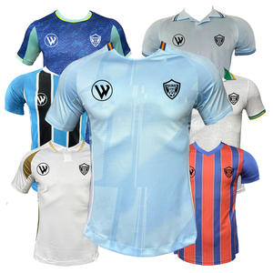 Jersey Sepak Bola Pria Dewasa Original Kaos Tim Sepak Bola 100% Poliester Cetak Transfer Panas Cepat Kering Bernapas Musim Panas Pendek - Product Image 4