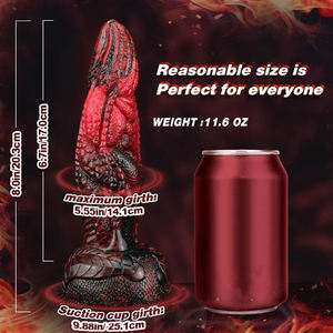 SM Sex Whip Toy Consoladores de silicona suave Premium para placer íntimo Productos para adultos - Product Image 4