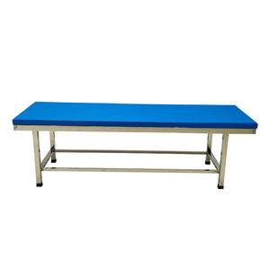 Hirowa Stainless Steel Flat Examination <b>Bed</b> 1900x600x750mm Square Legs Commercial Use - Product Image 3