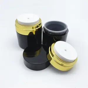 Wholesale Plastic Cosmetic Container Airless Jar 15ml 30ml 50ml 100ml Serum Bottle Small Size Cosmetic Storage