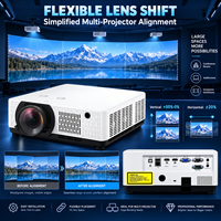 Projecteur de simulation multi-projecteurs 7500 lumens WUXGA 3LCD laser à courte focale pour simulateur de vol