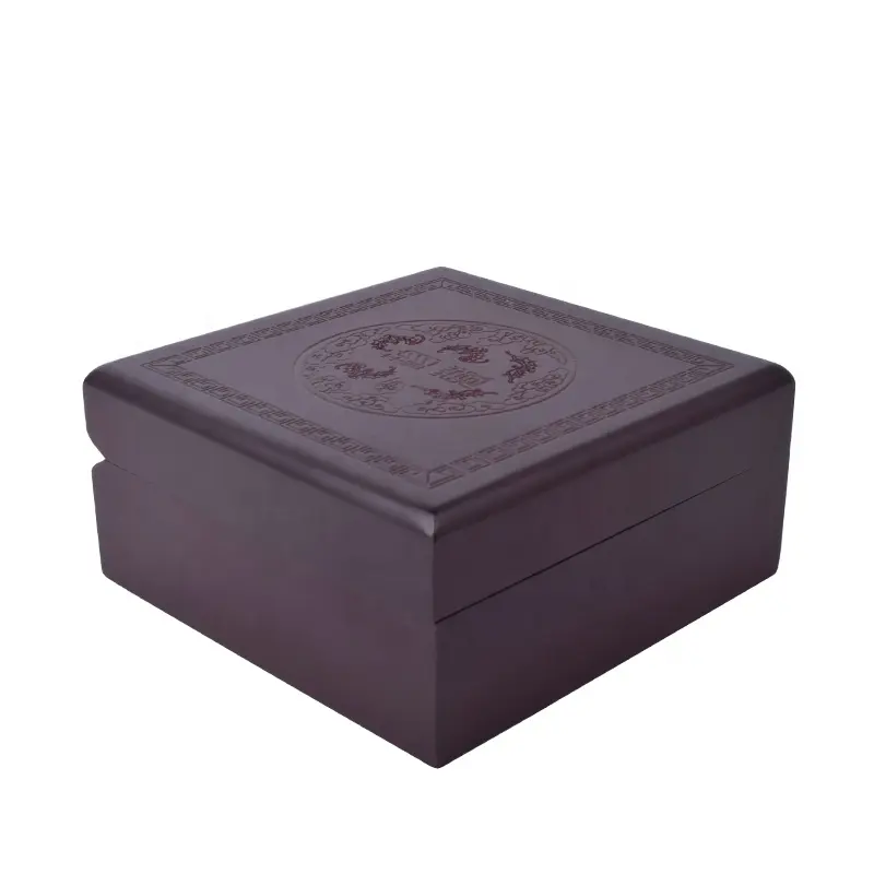 ハイグレード中空アウト仏ビーズヒスイブレスレット梱包箱ハンドルペンダントネックレス木製ボックス