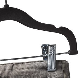 Bebé flocado <span class=keywords><strong>perchas</strong></span> con Clips de metal ropa de bebé <span class=keywords><strong>perchas</strong></span> Ultra delgado antideslizante niños <span class=keywords><strong>perchas</strong></span> - Product Image 5