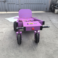 Chariots électriques à 7 couleurs pour remorques, chariots à main électriques pour transporter des châteaux gonflables
