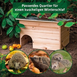 Kit de construction de <span class=keywords><strong>maison</strong></span> pour hérisson en bois, toit résistant aux intempéries, style solide, cage pour animaux de compagnie, <span class=keywords><strong>maison</strong></span> pour animaux de compagnie de jardin - Product Image 5